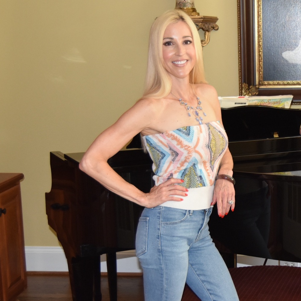 Sleeveless Bustier Cashmere Tub Top
Size XS